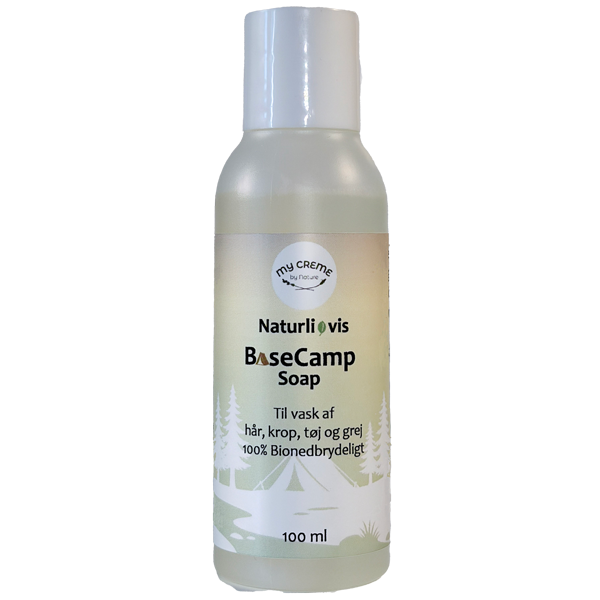 BaseCamp Soap 100 ml – flydende allround sæbe til hår, krop, tøj og grej